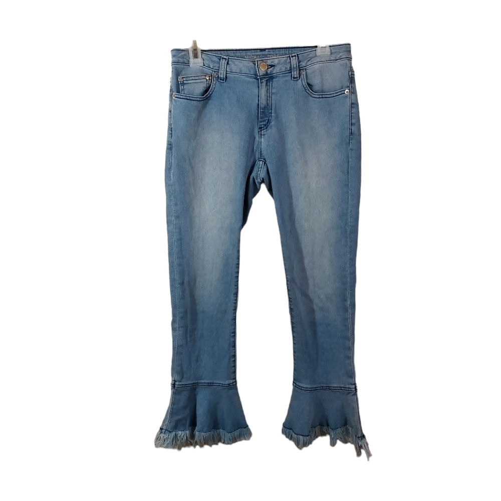Michael Kors Ladies Frayed Hem Denim Jeans